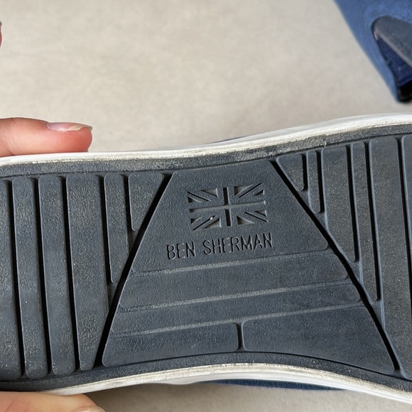 Ben Sherman shoes. Blue denim - Picture 10 of 11